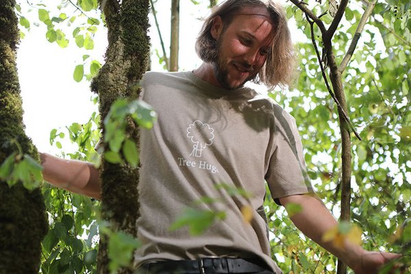 T-Shirt aus Bio-Baumwolle, Tree Hugs
