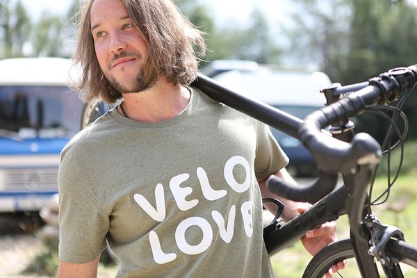 T-Shirt aus Bio-Baumwolle, Velo Love
